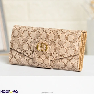 Calia Monogram Charm Clutch Wallet Khaki  Online for none
