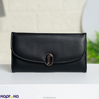 Cloud Charm Flap Wallet Black  Online for none