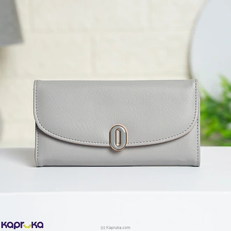 Cloud Charm Flap Wallet Gray Buy Fashion | Handbags | Shoes | Wallets and More at Kapruka Online for specialGifts