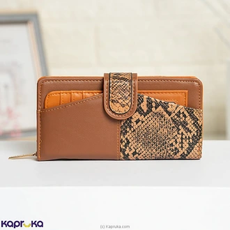 Python Charm Wallet Large Black And Brown  Online for none