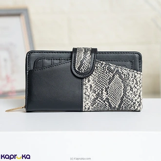 Python Charm Wallet Large Black And Gray  Online for none