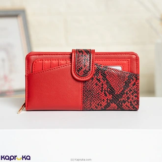 Python Charm Wallet Large Black And Red Buy Fashion | Handbags | Shoes | Wallets and More at Kapruka Online for specialGifts