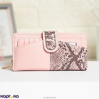 Python Charm Wallet Large Black And Pink Buy Fashion | Handbags | Shoes | Wallets and More at Kapruka Online for specialGifts