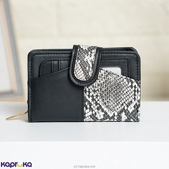 Python Charm Mini Wallet Black And White  Online for none