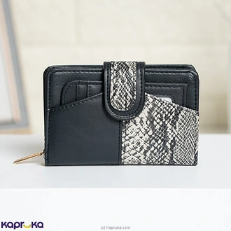 Python Charm Mini Wallet Black And Gray  Online for none