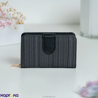 Woven Elegance Wallet Black Buy Fashion | Handbags | Shoes | Wallets and More at Kapruka Online for specialGifts