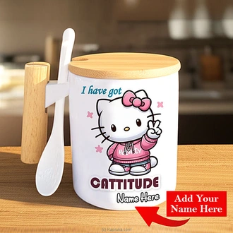 Personalized Hello Kitty ``cattitude`` Mug  Online for none