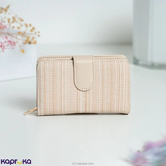 Woven Elegance Wallet Off White Buy Fashion | Handbags | Shoes | Wallets and More at Kapruka Online for specialGifts