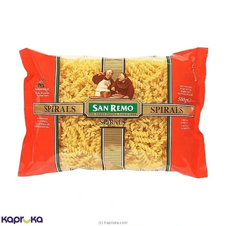 San Remo Spirals 500g - Pasta And Noodles  Online for none