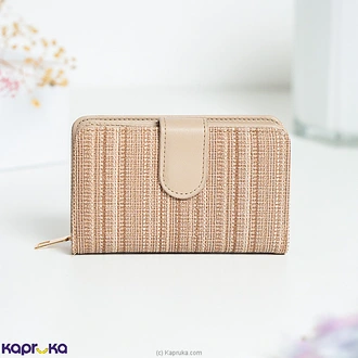 Woven Elegance Wallet Apricot Buy Fashion | Handbags | Shoes | Wallets and More at Kapruka Online for specialGifts