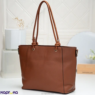 Easy Tide Shoulder Tote Handbag Brown Buy Fashion | Handbags | Shoes | Wallets and More at Kapruka Online for specialGifts