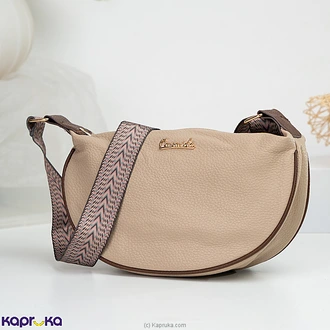 Curve Crossbody Handbag Beige Buy Fashion | Handbags | Shoes | Wallets and More at Kapruka Online for specialGifts
