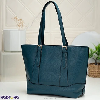 Classic Structured Tote Handbag Blue Buy Fashion | Handbags | Shoes | Wallets and More at Kapruka Online for specialGifts