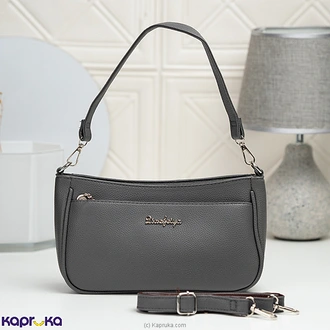 Multi-Zip Shoulder Bag Gray Buy Fashion | Handbags | Shoes | Wallets and More at Kapruka Online for specialGifts