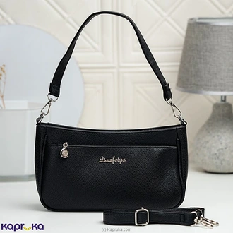 Multi-Zip Shoulder Bag Black Buy Fashion | Handbags | Shoes | Wallets and More at Kapruka Online for specialGifts