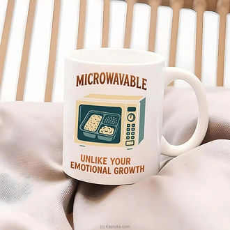 `microwavable - Unlike Your Emotional Growth` Mug ~ Screw You Gi  Online for none