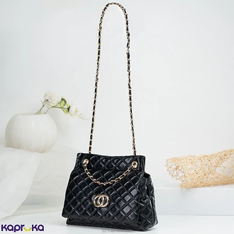 Nova Quilted Crossbody Elegant Handbag Black Buy Fashion | Handbags | Shoes | Wallets and More at Kapruka Online for specialGifts