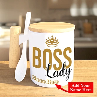 Personalized ``boss Lady`` Crown Mug  Online for none