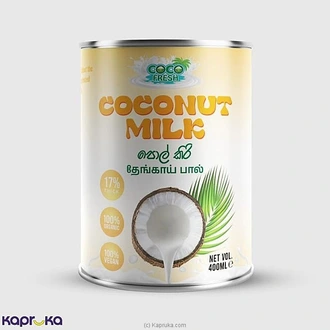 COCO Fresh Coconut Milk Can 400ml Buy Online Grocery Online for specialGifts