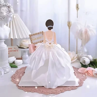 Bride Cake Topper - White Buy party Online for specialGifts