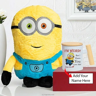 Personalized ``Weirdly Cute Minion`` Combo Buy personalized gifts Online for specialGifts