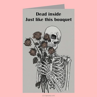 ``Dead Inside`` Greeting Card ~ Screw You Gifts Buy Greeting Cards Online for specialGifts
