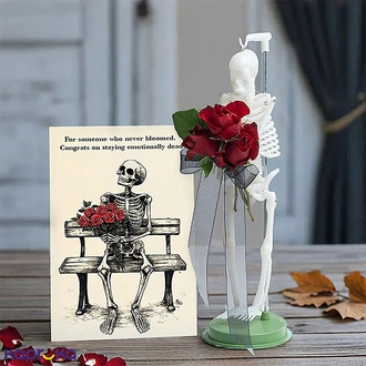 Congrats On Staying Emotionally Dead - Skeleton Gift With 3 Red  Online for none
