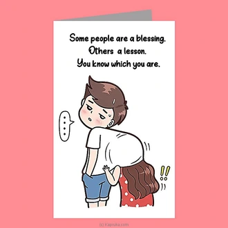 ``You Know Which You Are`` Teasing Greeting Card ~ Screw You Gifts Buy Greeting Cards Online for specialGifts