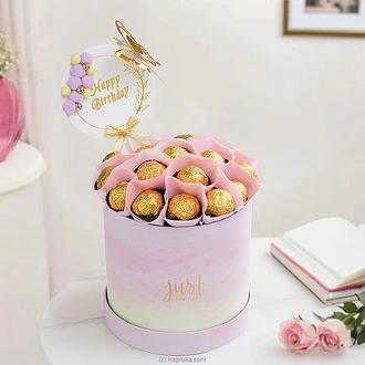 Golden Honeycomb Chocolate Birthday Arrangement With Kapruka Chocolates Buy Chocolates Online for specialGifts