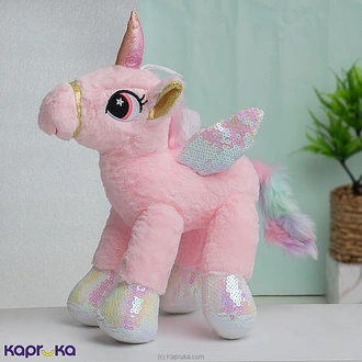 Pink Unicorn Plush Toy - Magical Cuddle Companion (12 Inches)  Online for none