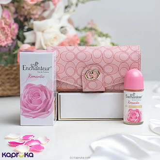 Blush Romance Delicate Charm Gift Set With Wallet, Deodorant And Eau De Toilette Buy mother Online for specialGifts