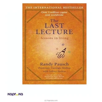 The Last Lecture : Lessons In Living  Online for none