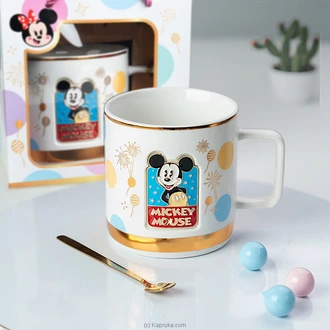 Mickey Mouse White Mug  Spoon Gift Set Buy Gift Sets Online for specialGifts
