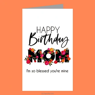 Happy Birthday MOM Greeting Card Buy Best Sellers Online for specialGifts