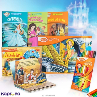 Fairy Tale Fun Colour Adventure Box With Story Books, An Atlas D  Online for none