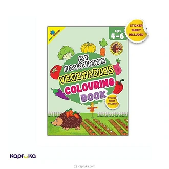 My Favourite Vegetables Colouring Book Age 4-6  Online for none
