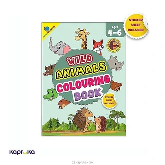 Wild Animals Colouring Book Age 4-6  Online for none