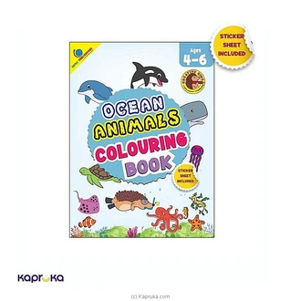 Ocean Animals Colouring Book Age 4-6  Online for none