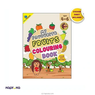 My Favourite Fruits Colouring Book Age 4-6  Online for none