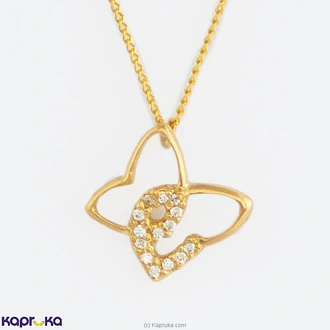 Swarna Mahal Pendant In 22kt Yellow Gold Studded With Swarovski Zirconia PE2700 Buy Jewellery Online for specialGifts