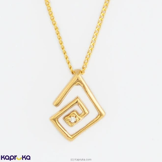 Swarnamahal Pendant In 22kt Yellow Gold Studded With Swarovski Zirconia PE2701 Buy Jewellery Online for specialGifts