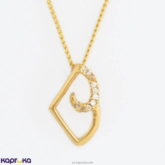 Swarnamahal Pendant In 22kt Yellow Gold Studded With Swarovski Zirconia PE2703 Buy Jewellery Online for specialGifts