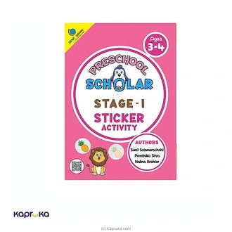 Preschool Scholar Stage 1 Sticker Activity  Online for none