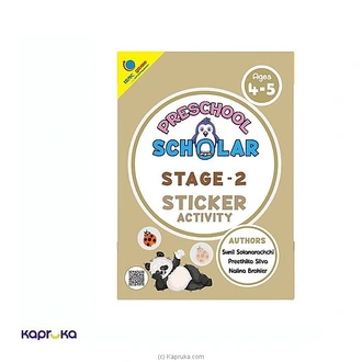 Preschool Scholar Stage 2 Sticker Activity  Online for none