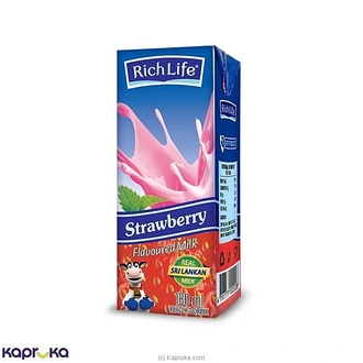 RichLife Strawberry Milk Tetra - 180ml Buy Online Grocery Online for specialGifts