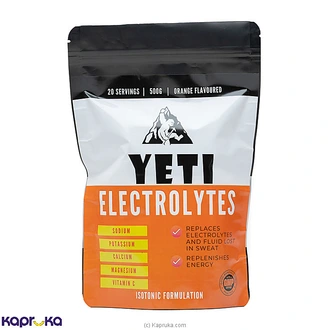 Yeti Electrolyte Orange Flavour 500g Buy Pharmacy Items Online for specialGifts