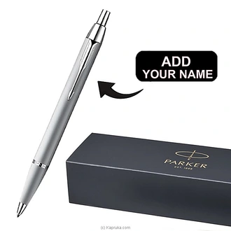 Engravable Parker IM Pen ~ Stainless Steel With Chrome Trim Buy personalized gifts Online for specialGifts