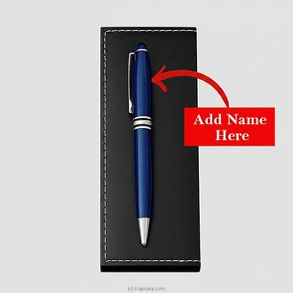 Personalized Signature Pen ~ Royal Blue with Pen Box Buy personalized gifts Online for specialGifts
