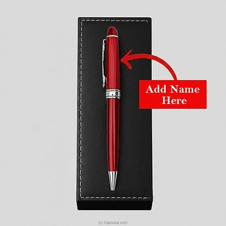 Personalized Signature Pen ~ Maroon with Pen Box Buy personalized gifts Online for specialGifts