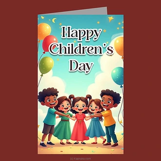 Children`s Day Greeting Card  Online for none